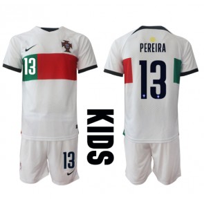 Portugal Danilo Pereira #13 Bortaställ Barn VM 2022 Kortärmad (+ Korta byxor)
